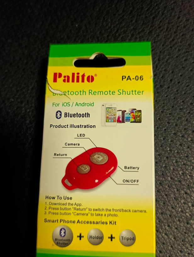 مونوپاد سلفی Z07-1 به همراه هولدر موبایل و ریموت بلوتوثی Palito PA-06