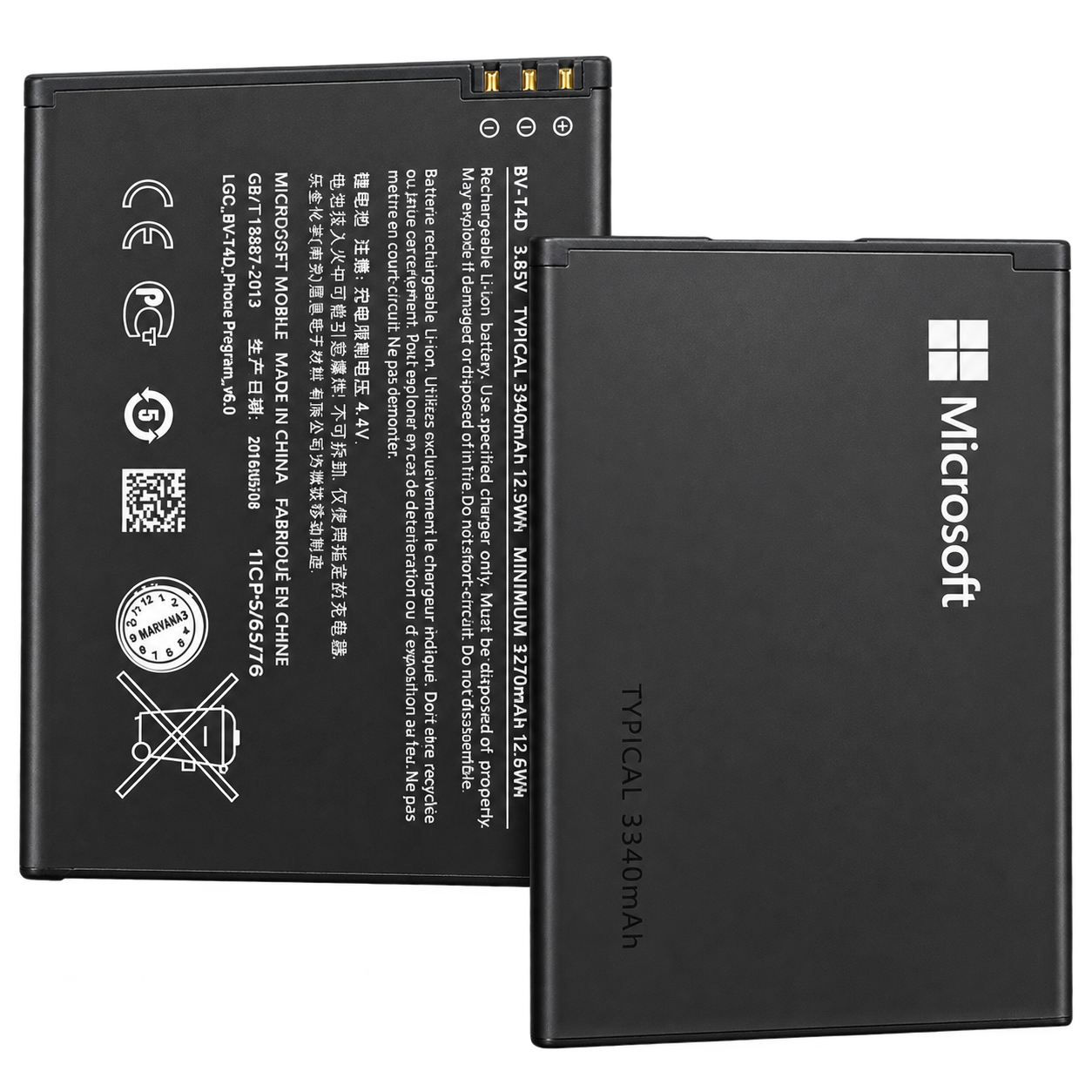 باتری اصلی مایکروسافت مدل BV-T4D ظرفیت 3340mAh مناسب Lumia 950 XL