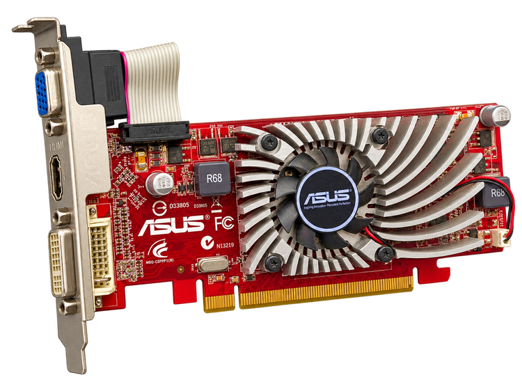 کارت گرافیک ایسوس ASUS EAH5450 Radeon HD 5450 1GB DDR3 در حد نو