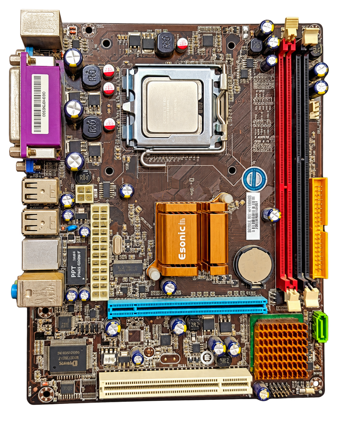 باندل مادربرد Esonic G31 + پردازنده Intel Pentium E5700 استوک