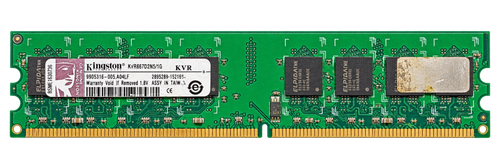 رم دسکتاپ Kingston ValueRAM DDR2 ظرفیت 1GB باس 667 مدل KVR667D2N5/1G