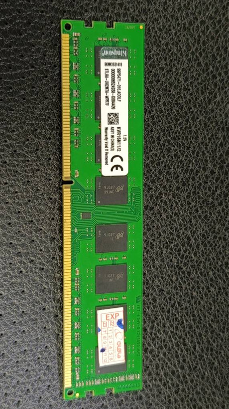 رم دسکتاپ Kingston ValueRAM DDR3 ظرفیت 2GB باس 1600 مدل KVR16N11/2 استوک