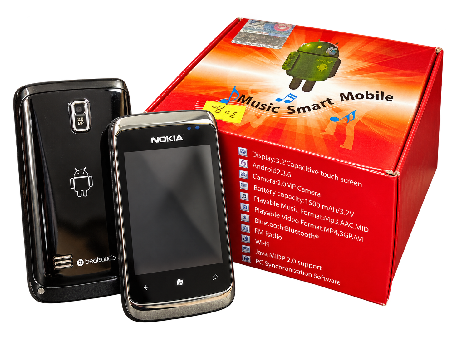 گوشی لمسی چینی طرح نوکیا با Android 2.3.6 و دوربین 2 مگاپیکسل