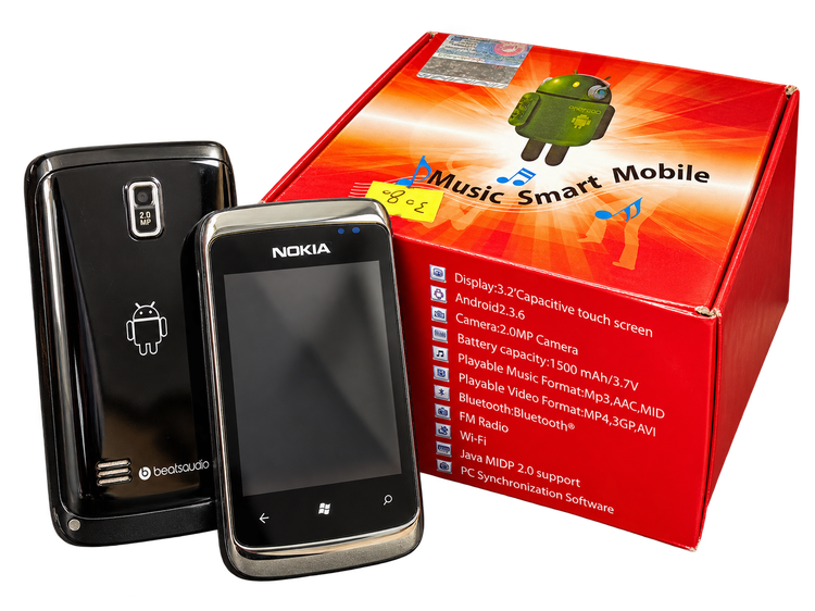 گوشی لمسی چینی طرح نوکیا با Android 2.3.6 و دوربین 2 مگاپیکسل