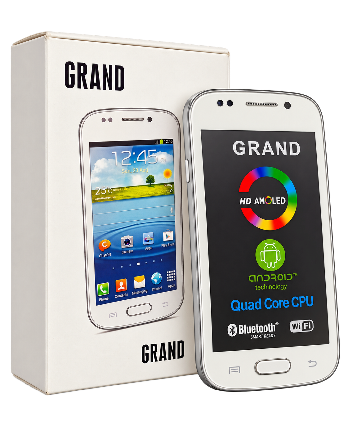 گوشی لمسی GRAND طرح Samsung Galaxy S III Mini دو سیم‌کارت