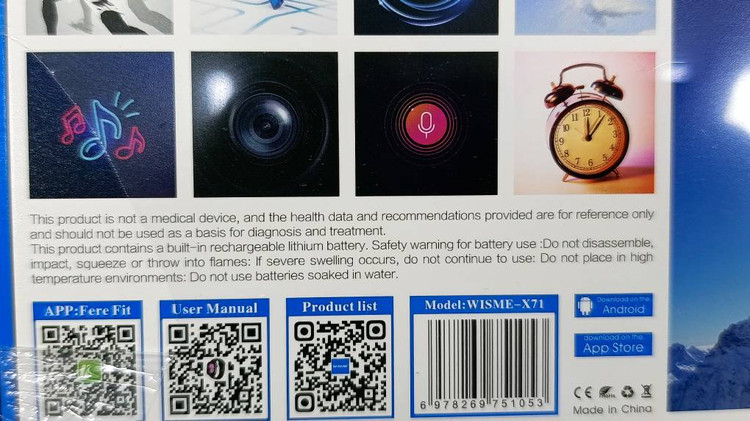 ساعت هوشمند WISME مدل X71 پکیج 3+1 با مکالمه بلوتوثی و پایش فعالیت