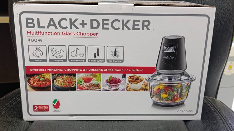 خردکن چندکاره بلک اند دکر BLACK+DECKER مدل GC400-B5 توان 400 وات