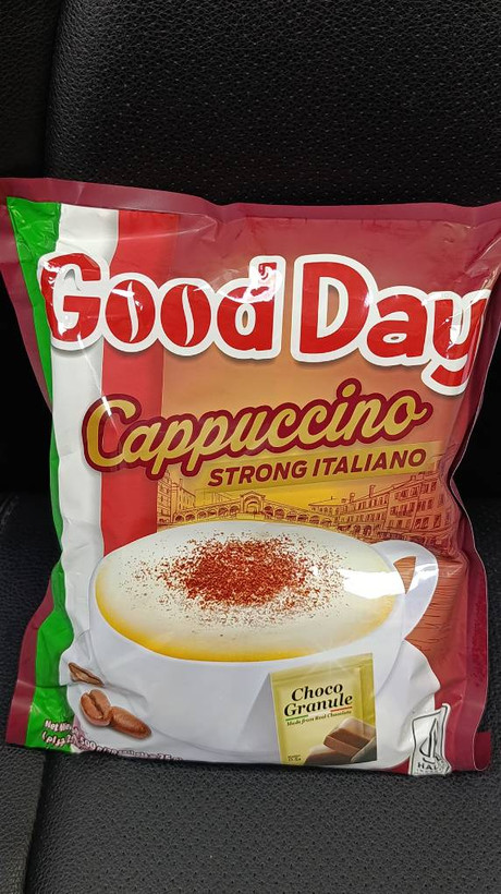 کاپوچینو فوری Good Day مدل Strong Italiano با گرانول شکلاتی 20 ساشه