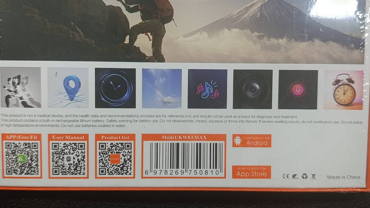 ساعت هوشمند KEQIWEAR مدل KW83 MAX پکیج 7+1 با مکالمه بلوتوثی
