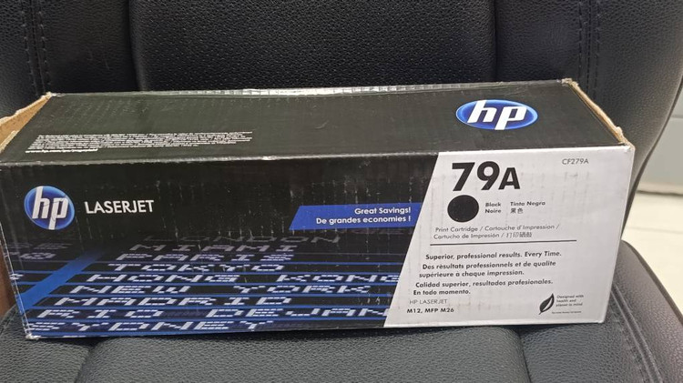 کارتریج خالی و استفادهشده HP 79A مدل CF279A مناسب شارژ مجدد یا استفاده از قطعات